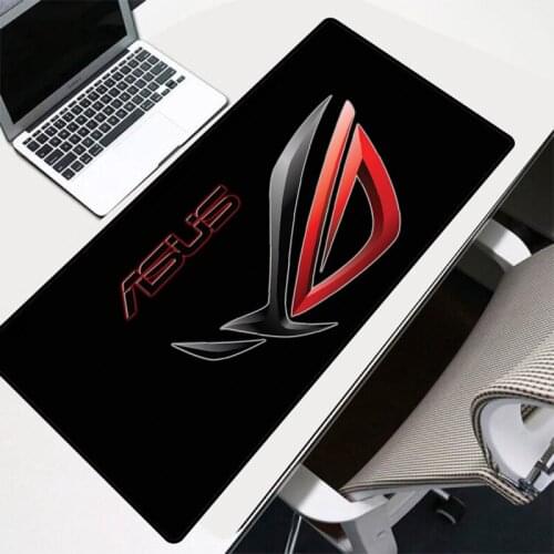 Mairuige Game Mouse Pad ROG Player Country Bad Guy LOGO Keyboard Pad Cool Eye Large Mouse Pad XXL Gaming Accessories Desk Mat