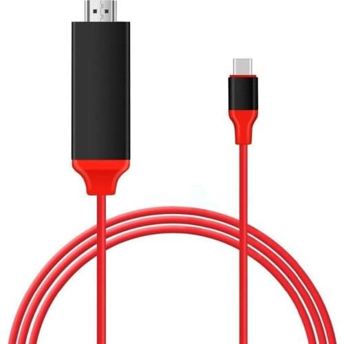 USB Type C to HDMI Cable Adapter,USB Type-C to 4K@60Hz HDTV Cable 6.6ft for iMac,MacBook Pro, Samsung GalaxyS9/S8/Dell XPS 13/15