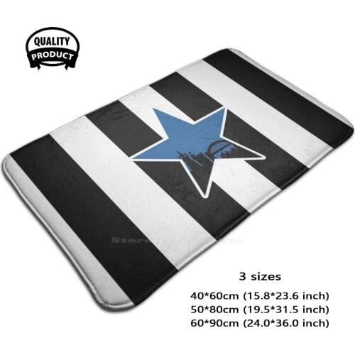 1993 - 1994 Kit Soft House Family Anti-Slip Mat Rug Carpet Newcastle Toon United St James Keegan Robson Ferdinand Shearer