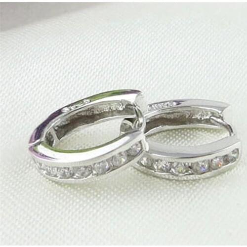 Fashion Jewelry Accessories Color Silver Plated Personality Imitation Woman Earrings