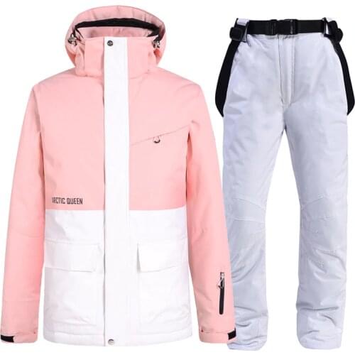 2021 New Womens Ski Suit Outdoor Waterproof Windproof Snowboard Jacket And Pants Set Female Winter Warm Snow Jacket Brands