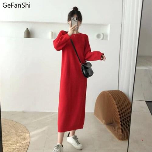 2012 New Fashion Autumn Winter Women Dresses Casual Long Sleeves Thick Knitting Long Dress Elegant Loose Office Lady Dress