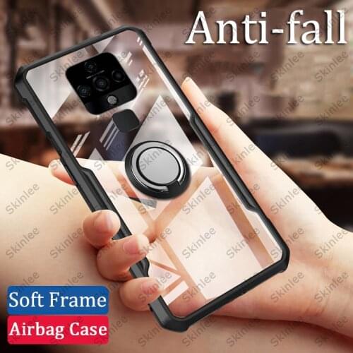 Skinlee Airbag Case For Tecno Camon 16 Pro Official Original Case Shockproof Clear With Ring For TECNO Camon 16 Premier SE Cover