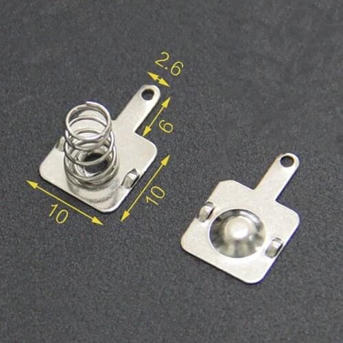 50PCS Custom aaa battery spring contact, 10 x 10mm