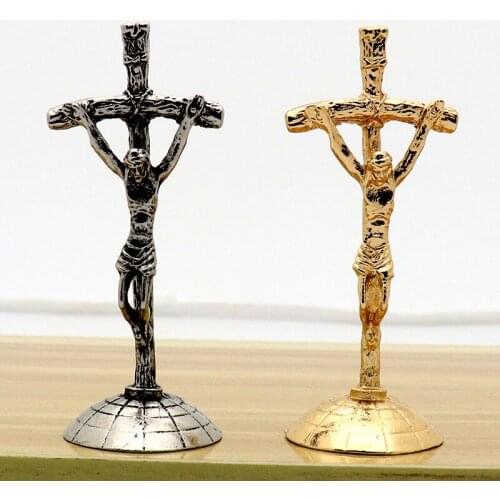 Jesus christ crucifixo Cross Catholic Christian Religion 12 Apostles Cross Home Office Car Decoration Exorcism Jewelry Gift