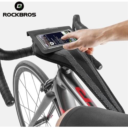 ROCKBROS Quickly Dry MTB Road Mountain Bicycle Sweat Cover Sweatproof Bike Trainer Sweat Absorb Guard Strap Net Bike Accessories