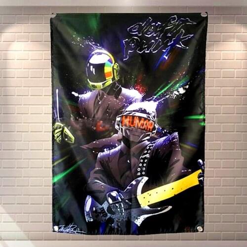 Rock Band \ Hip Hop \ Heavy Metal \ Regga Vintage Flag Banner Poster Canvas Wall Sticker Tapestry Print Art Wall Decoration