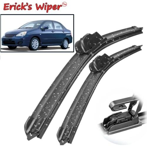 Ericks Wiper Front Wiper Blades For Suzuki Liana 2001 - 2007 Windshield Windscreen Front Window 22"+19"