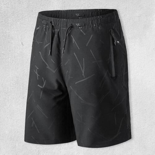 Mens shorts summer quick-drying skin-friendly mens shorts made of elastic band design summer basketball training running short