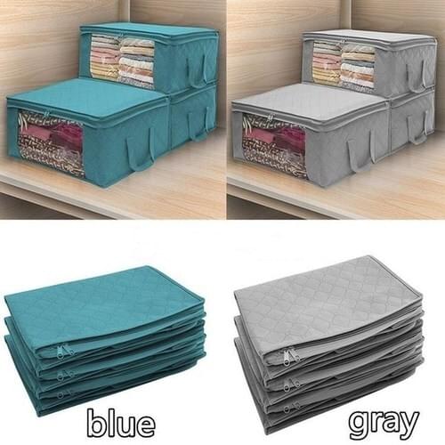 Clothes Blanket Quilt Closet Box Organization Clothing Wardrobe Organizer Bag 1Pcs Bag Home Foldable Storage