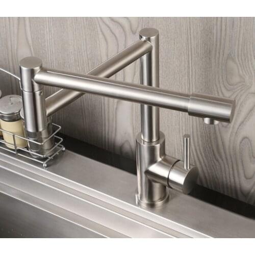 SUS304 Stainless steel faucet Vegetable Wash Basin Troubled waters Stainless steel pots Hot and cold taps 308