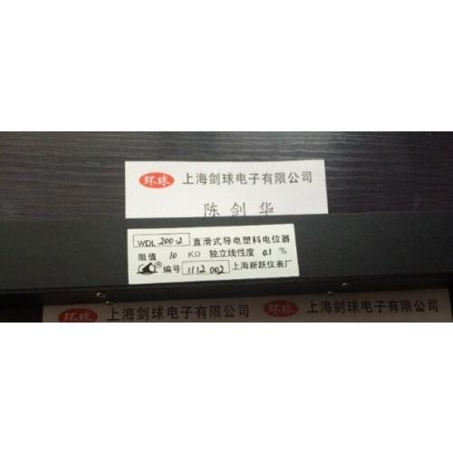 [VK] Straight slide Conductive plastic potentiometer Linear displacement sensor WDL25-2 precision 0.2% 1K 2K 5K 10K switch