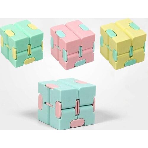 Magic Infinity Cube Antistress Toy Magic Square Fidget Toys Stress Reliever Puzzle Toys Children Kids Funny Antistress Toys