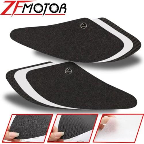 Motorcycle Protector Anti slip Fiber Tank Pad tank Side Traction Sticker For Kawasaki NINJA ZX-6R ZX6R 636 ZX 6R 2007 2008