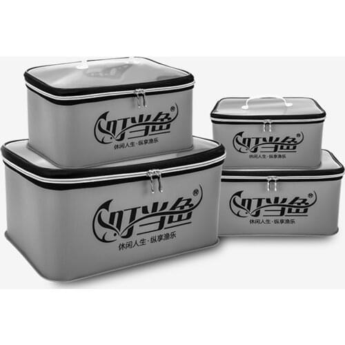 14L Folding Fishing Tackle Suitcase Fishing Gear Bait Lures Shrimp Tackle Storage Box Container Carp Accessories Boxes X525D