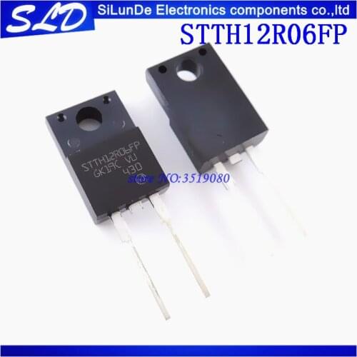 2pcs/lot STTH12R06FP STTH12R06 TO-220F new and original in stock