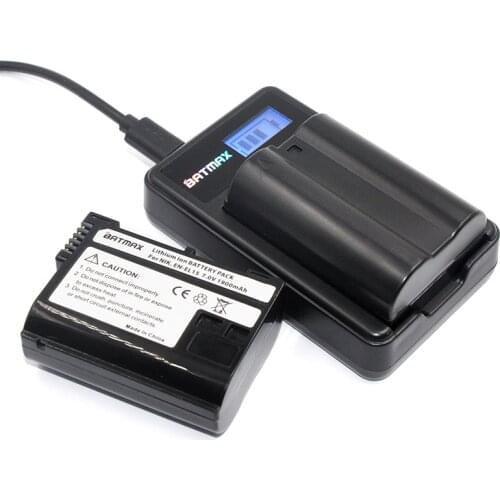 2X EN-EL15 EN EL15 ENEL15 Camera Battery + LCD USB Charger for Nikon D600 D610 D600E D800 D800E D810 D7000 D7100 d750 V1 MH-25