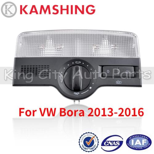 CAPQX For VW Bora 2013-2016 Car Interior Reading Light Roof Ceiling Light with Sunroof Switch Knob Overhead Reading Lamp Assy