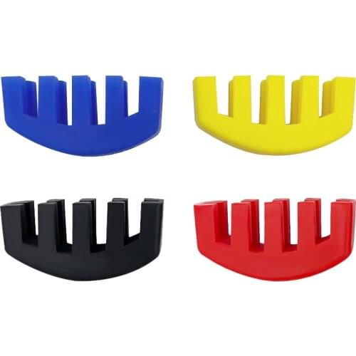 Black Rubber Violin Mute Silencer for 4/4 3/4 1/2 Violino Practice Accessories