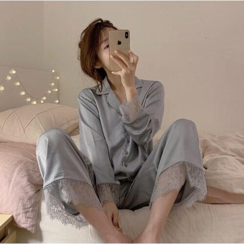 DIDUQIPAO Women's Silk Pajamas