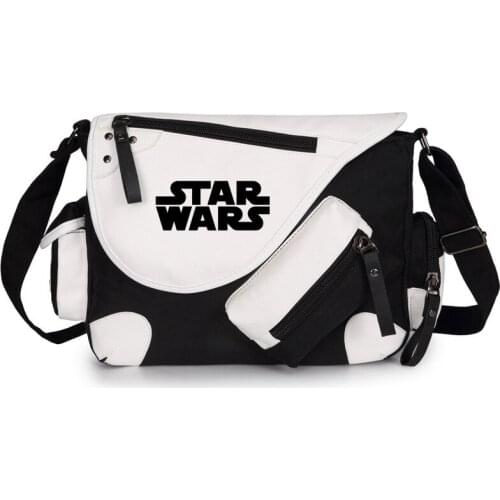 Star Wars Shoulder Bag Canvas Messenger Handbag Teenagers School Book Students Bags Cosplay Shoulder Messenger Bag Gifts