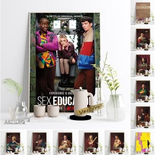 Classic TV Series Sex Education Retro Poster Movie Star Print Wall Picture Vintage Actor Canvas Painting Living Room Home Decor