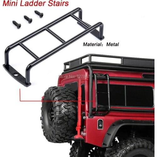 RC Car Metal Mini Ladder Stairs Accessories for TRX4 TRX-4 Traxxas Bronco Defender Body SCX10 90046 90047 D90 1/10 RC Crawler