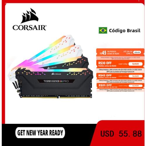 CORSAIR ddr4 pc4 ram 8GB 3000MHz RGB PRO DIMM Desktop Memory Support motherboard 8GB memoria ram ddr4 3200mhz 3600mhz 16gb ram