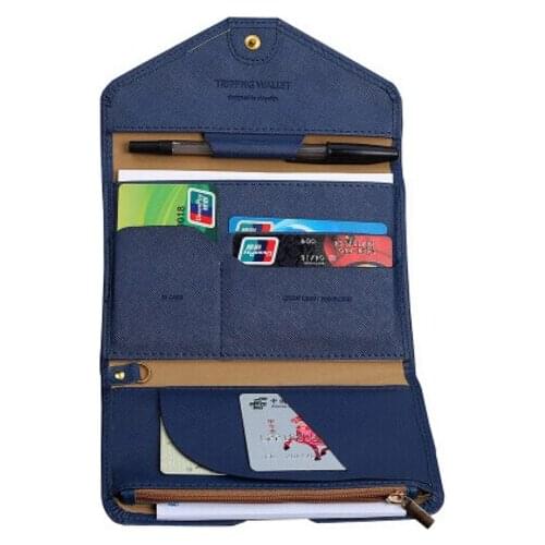 2019 New Passport Book Card Collector Bank Card Folder A multifunctional wallet Burglary wallet