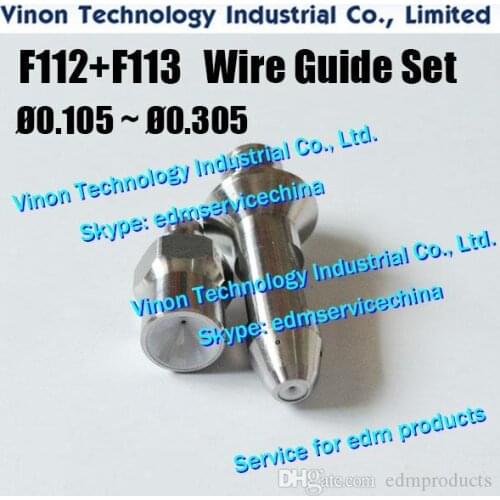 Ø0.105-Ø0.305MM F112+F113 edm Wire Guide Set A290-8092-X705, A290-8092-X706, A290-8092-X707, A290-8110-X714, A290-8110-X715