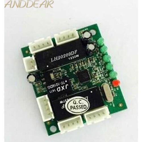 OEM mini module design ethernet switch circuit board for ethernet switch module 10/100mbps 5/8 port PCBA board OEM Motherboard