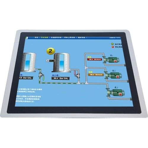 IP65 12.1 inch industrial touch panel monitor, panel display