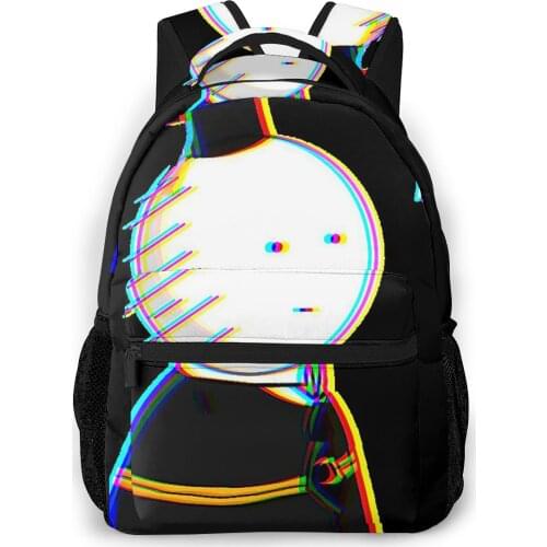 Koro Sensei White Face - Assassination Classroom Backpack for Girls Boys Travel RucksackBackpacks for Teenage school bag