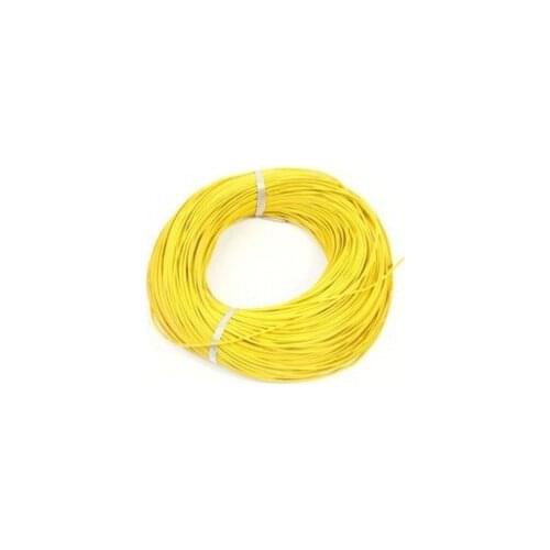 1 Meter 18AWG Silicone Wire/ Silica Gel Wire/ Silicone Cable (150/0.08, OD: 2.3)-Yellow Color