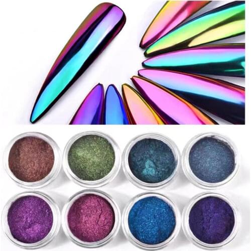 TCWB196 Gorgeous Shinning mirror pigment,chrome pigment, chameleon powder Pigment for nail art