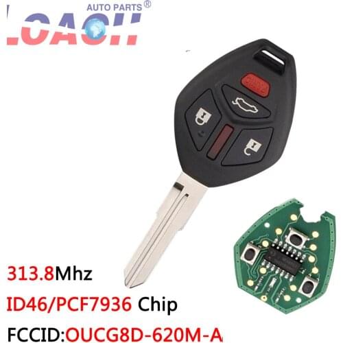 Transponder Chip ID46 313.8Mhz For Mitsubishi OUCG8D-620M-A For Mitsubishi Galant Eclipse 2007 2008 2009 2010 2011 2012