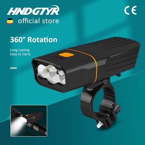 5200mAh Bike Lights HTK3 Bicycle Led Light Runtime 10+ Hours USB Rechargeable MTB Front Lamp Headlight as Flashlight
