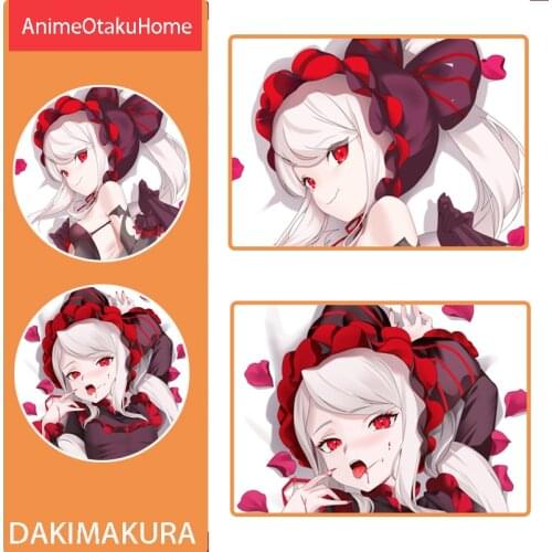 Japanese Anime Overlord Shalltear Bloodfallen Throw Pillow Cover Hugging Body Pillowcase Otaku Bedding Dakimakura Pillow Case