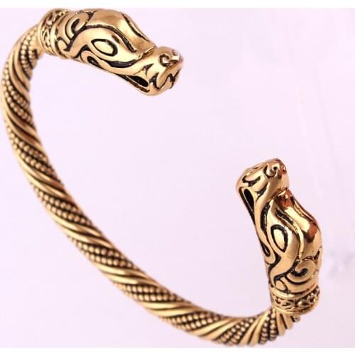 Pagan Viking Bangle Snake Bracelets Bangles Boho Bracelet Ethnic Jewelry Women Cuff Bangle