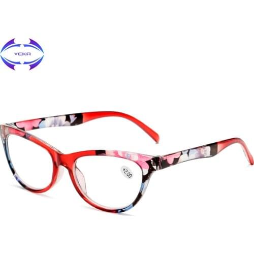 VCKA Cat Eye Women Reading Glasses For Unisex Woman Men 2019 Fashion PresbyopicEyeglassesDiopt+1+1.25+1.5+1.75+2+2.5+3+3.5+4.0