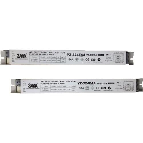 1pc 3AAA YZ-324EAA AC Electronic Ballast Rectifiers for T5HO Fluorescent Lamp T5-E TC-L 3X24W Aquarium and Advertising Lamp Box