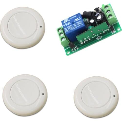 315Mhz Universal Wireless Remote Control Switch DC 9V 12V 10A 1CH relay Receiver Module and Transmitter 433 Mhz Remote Controls