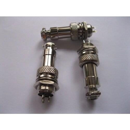 5 set 3-pin XLR 12mm Audio Cable Connector Panel Chassis Mount