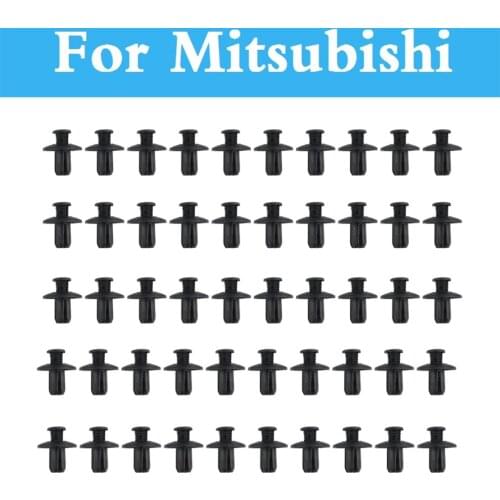 8mm Car Rivet Fasteners Bumper Mudguard Expansion Clips For Mitsubishi Galant i i-MiEV Lancer Cargo Evolution Ralliart Minica