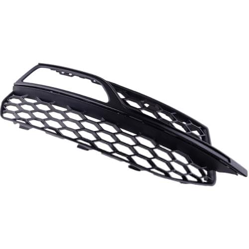 8V3807682 8V3807682G Front Right Bumper Lower Honeycomb Fog Light Lamp Grill Grille Cover Fit for Audi A3 S3 S-Line 2013-2016