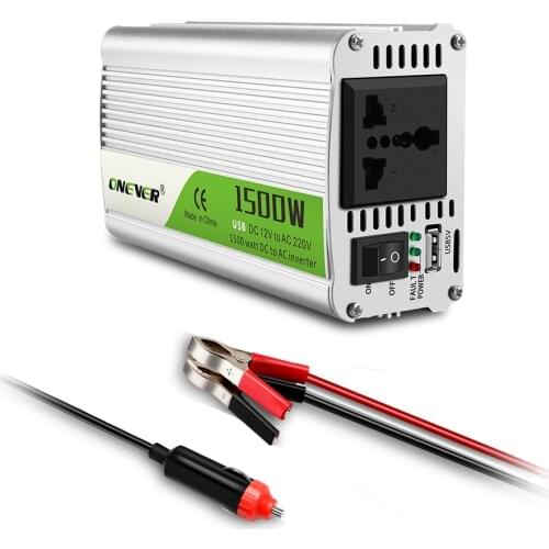 USB charge 2000W Watt DC 12V to AC 220V Portable Car Power Inverter Charger Converter Adapter DC 12 to AC 220 Modified Sine Wave