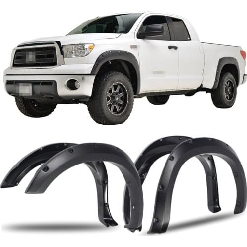 Mudguards Wheel Arch Fender Flares For Toyota Tundra 2007-2013 Splash Guard Mud Flap Black for Base SR5 Platinum Limited