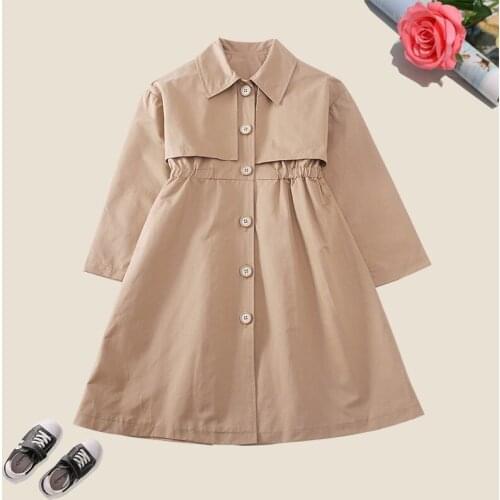 DIDIOO Trench Coats For Girls