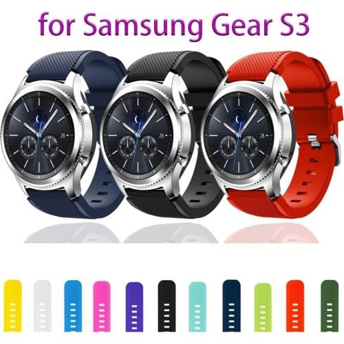 For Classic Watch Band 22mm Silicone Sport Replacement Watch Men womens Bracelet watches Strap for Samsung Gear S3