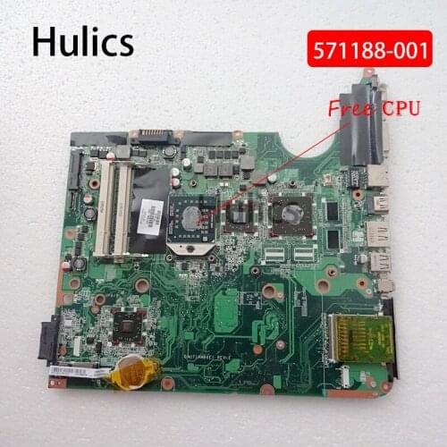 Hulics Original 571188-001 FOR HP DV6 DV6-2000 Laptop Motherboard DV6-2000 Notebook DAUT1AMB6E1 board